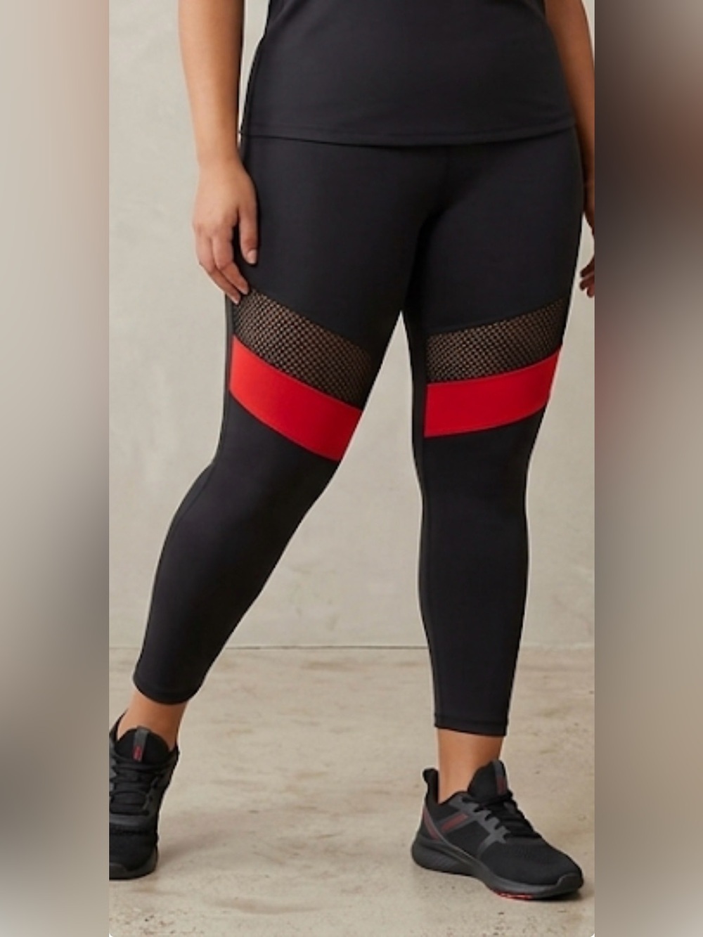 flirtitude Active Dark Gray High-Waist Leggings Label